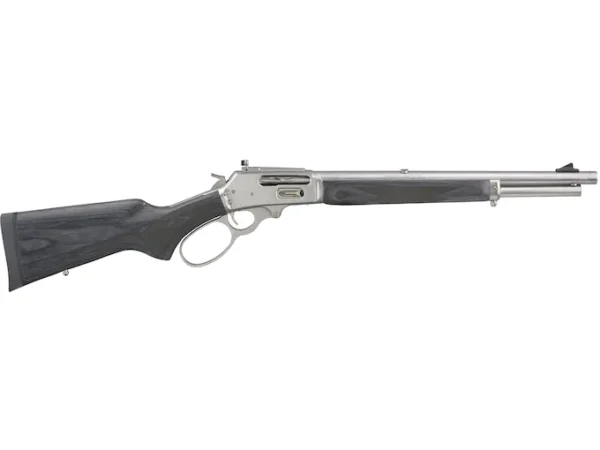 Marlin 1895 Trapper Lever Action Centerfire Rifle 45-70 Government 16.1″ Barrel Stainless and Gray